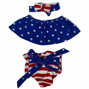 🎀3/$23🎀 independence day baby boutique outfit
